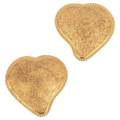 Orecchini a cuore Yves Saint Laurent anni
80