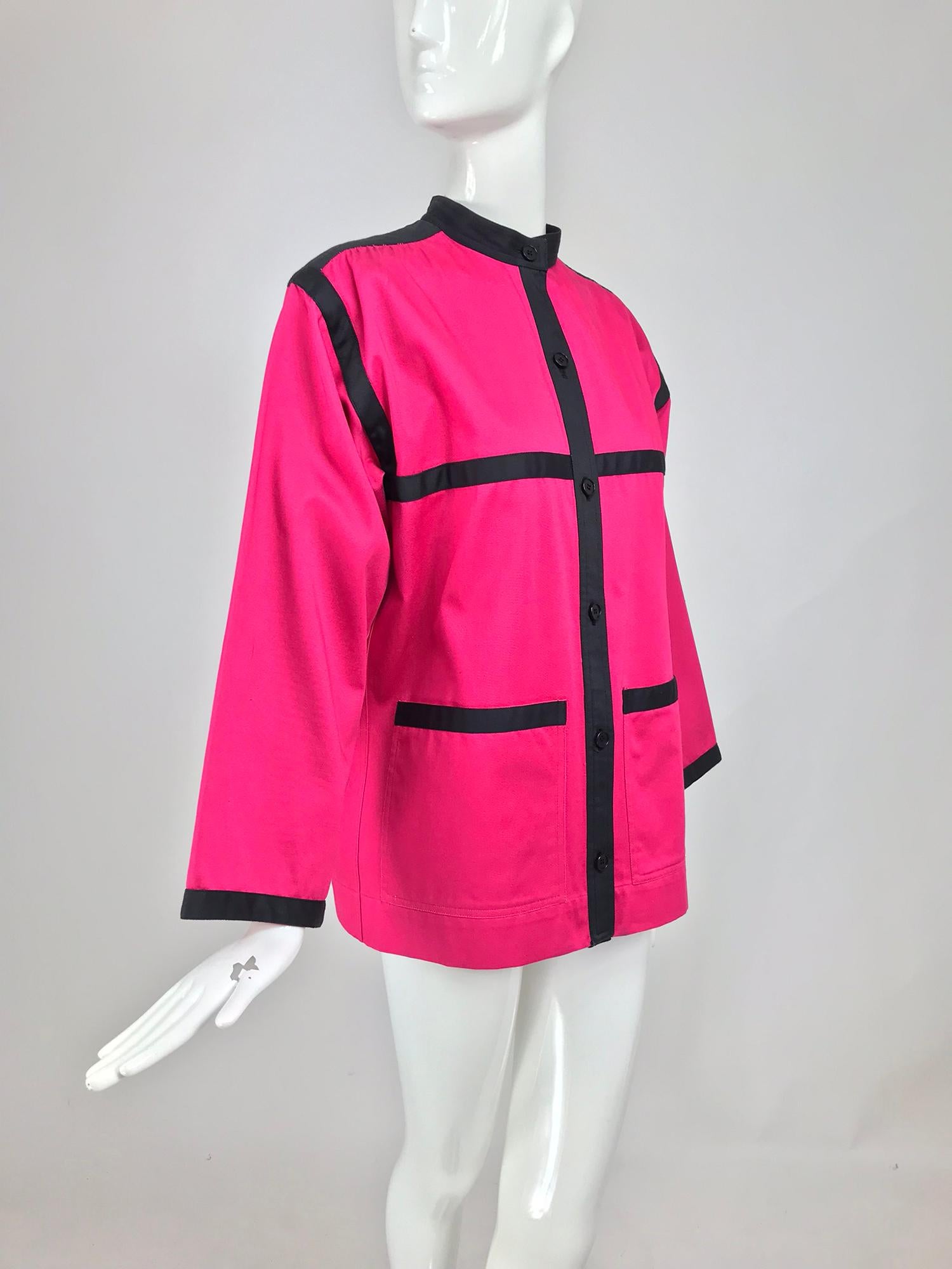saint laurent colour block jacket