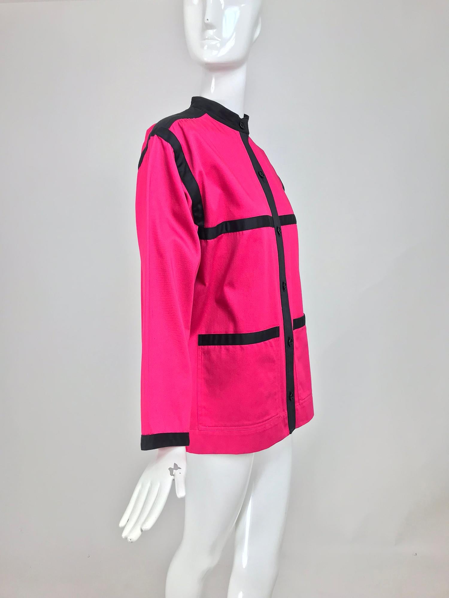 saint laurent pink jacket
