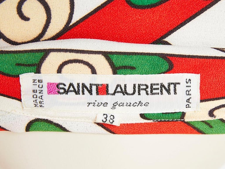 Yves Saint Laurent Iconic 70's Shirt Dress at 1stDibs