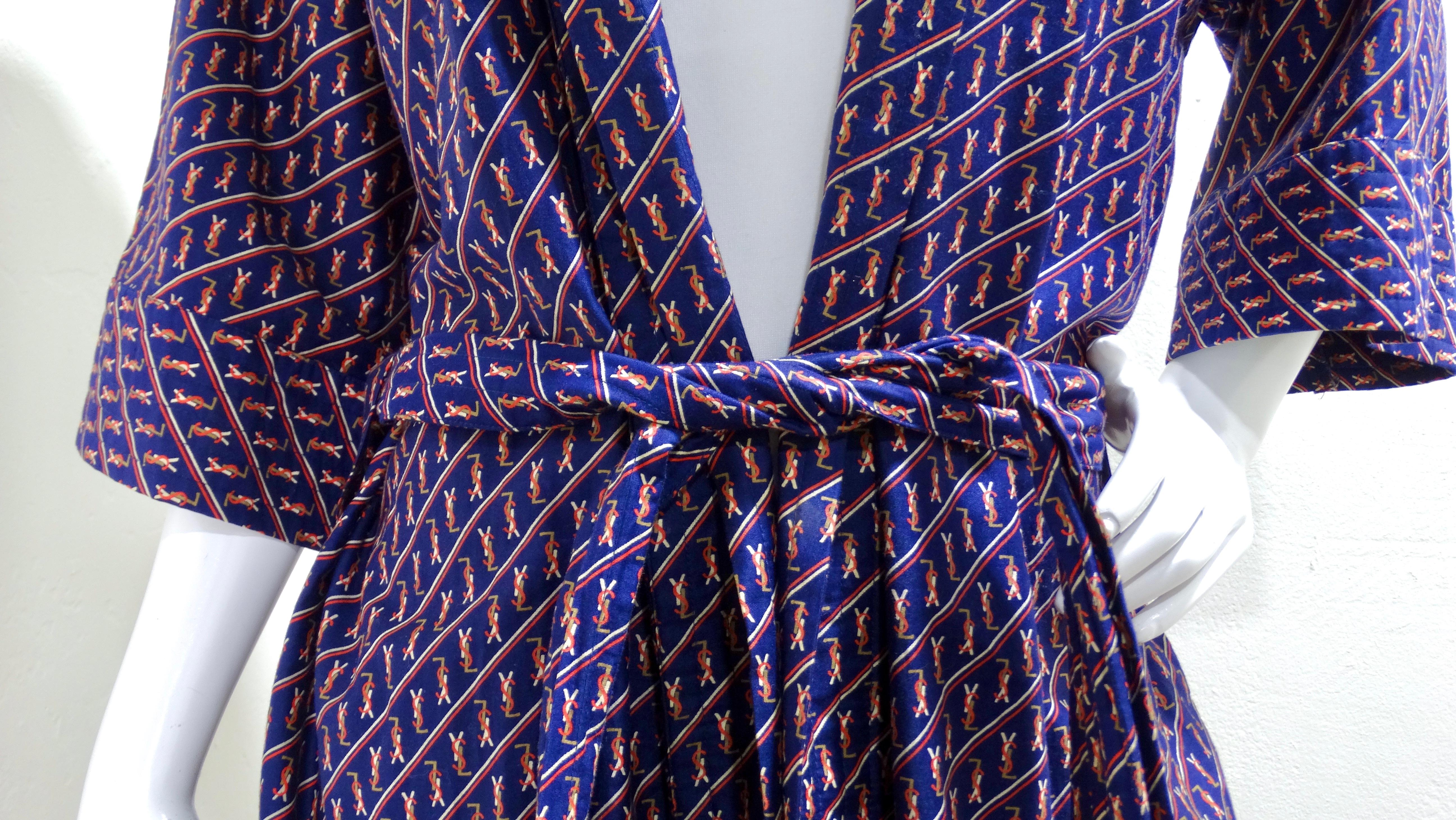 Yves Saint Laurent Iconic Monogram Robe For Sale 6