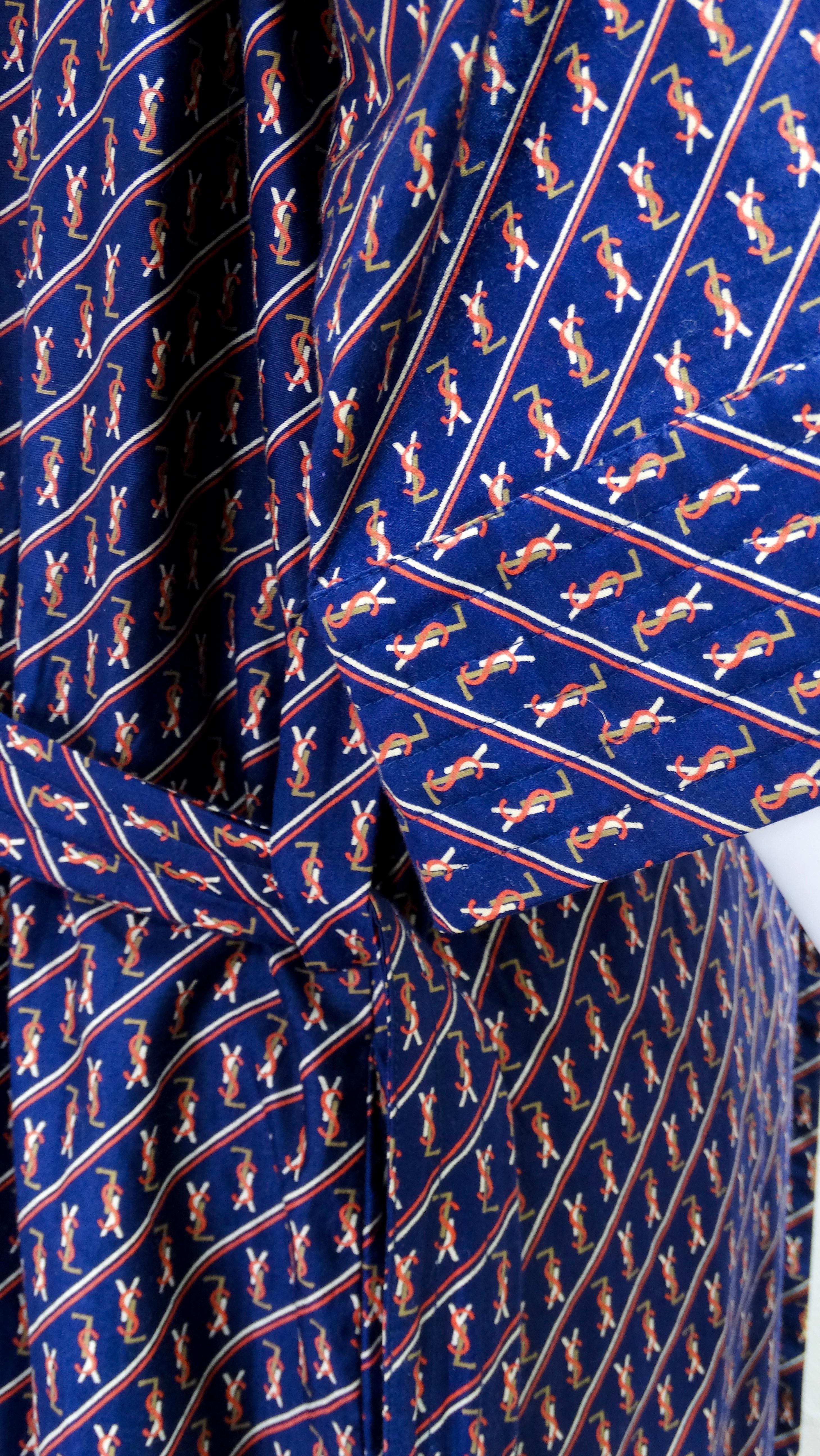 Yves Saint Laurent Iconic Monogram Robe For Sale 3