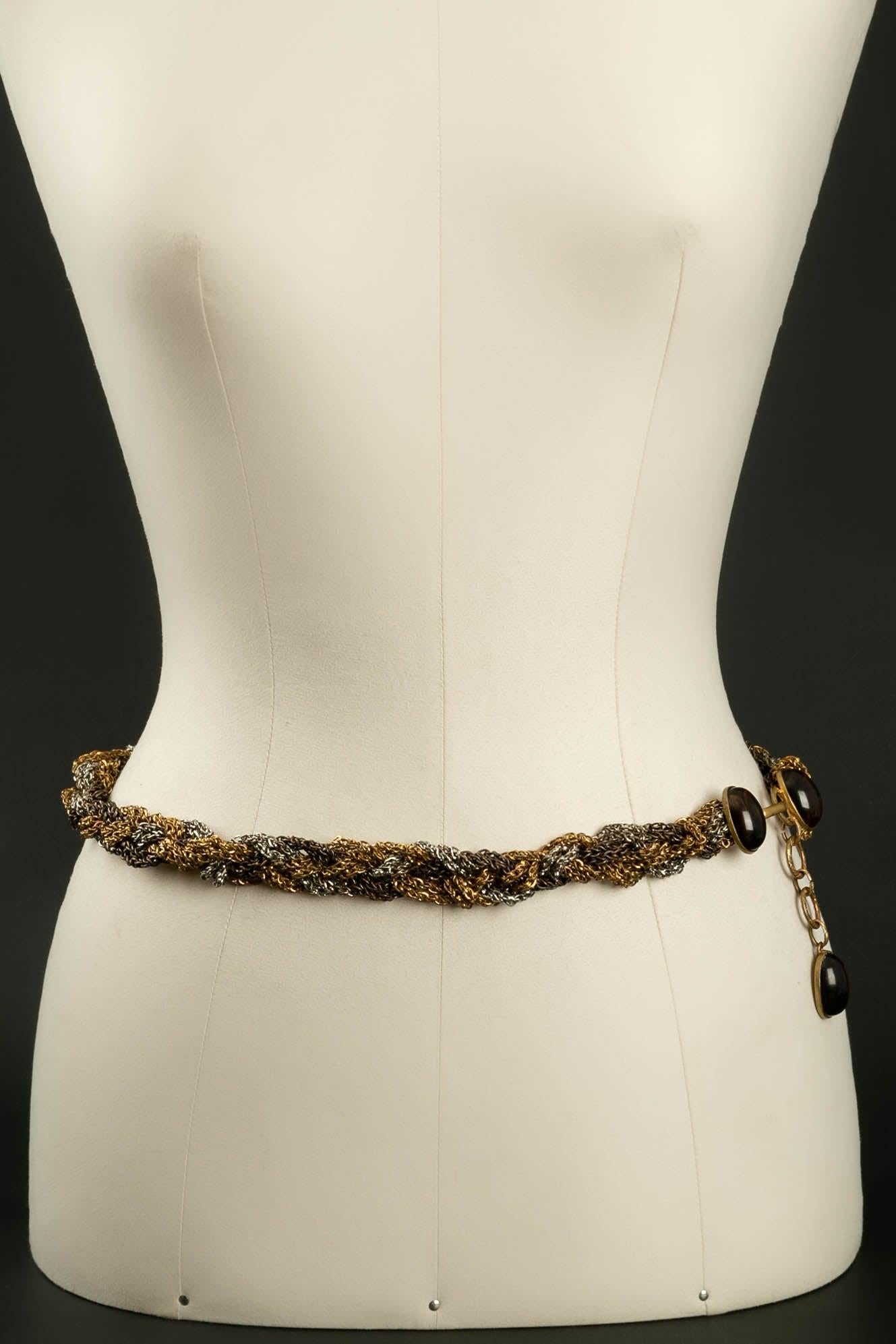 Women's Yves Saint Laurent Intertwined Chains Belt, 1960s-1970 For Sale