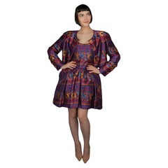 Yves Saint Laurent jacket and dress by Yves Saint Laurent Winter 1990