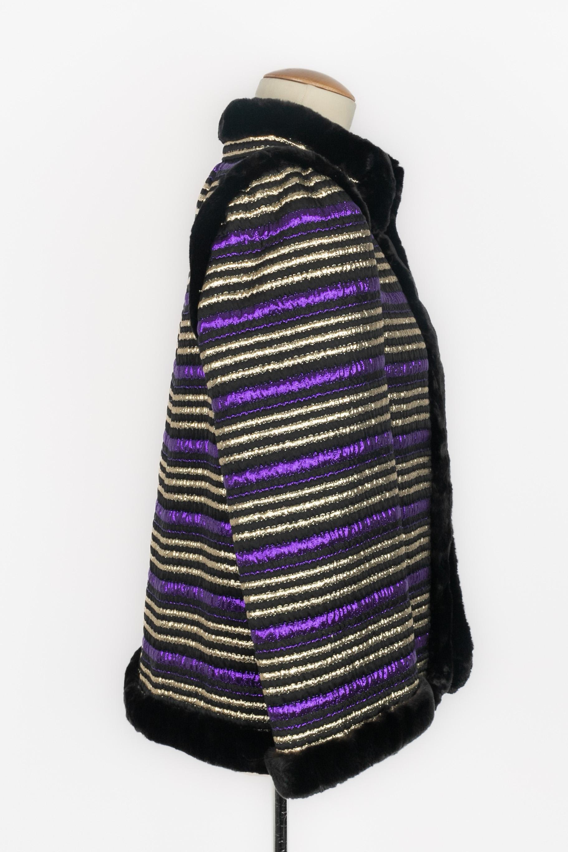 Giacca Yves Saint Laurent Haute Couture autunno-inverno 1977 In condizioni ottime in vendita a SAINT-OUEN-SUR-SEINE, FR