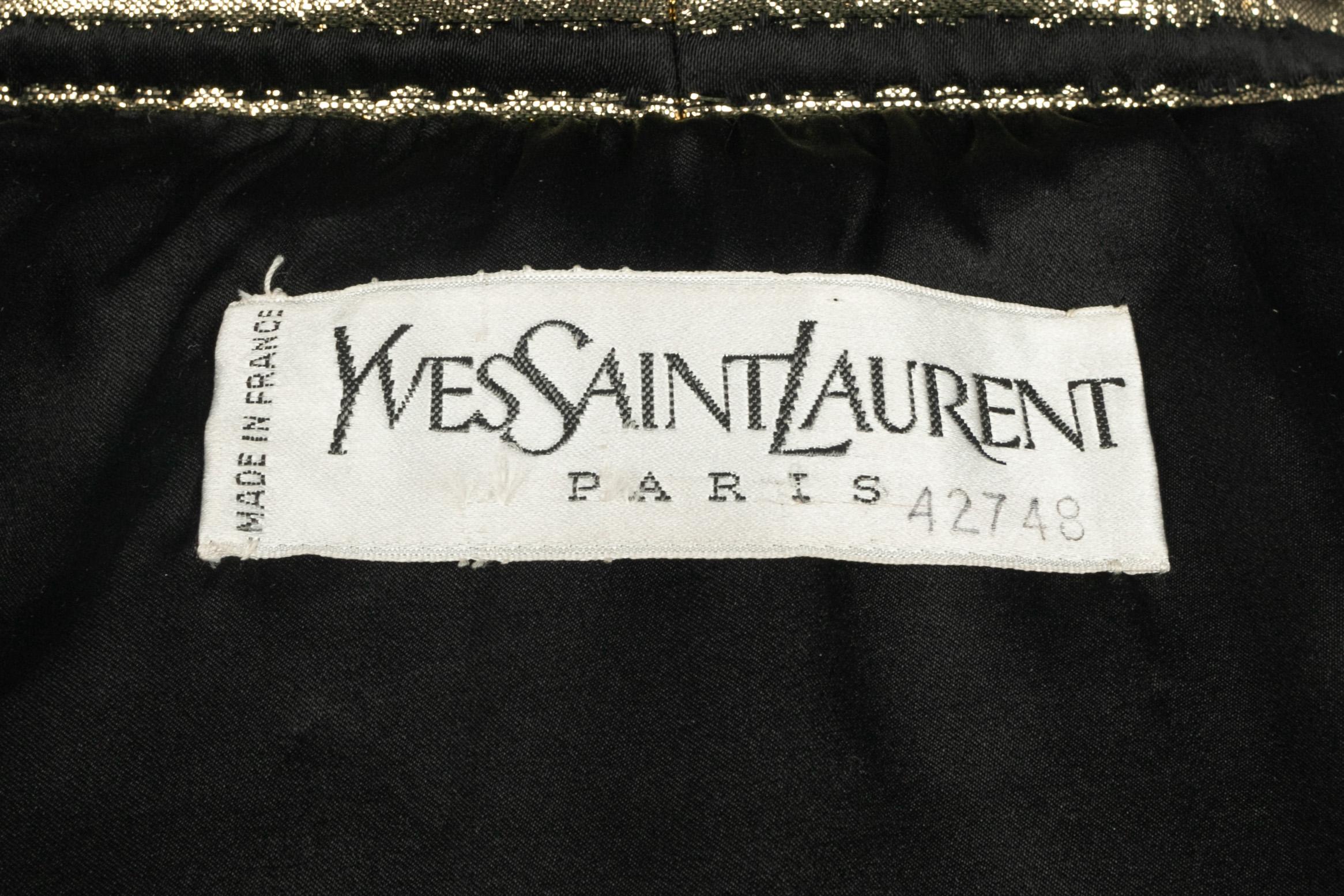 Giacca Yves Saint Laurent Haute Couture autunno-inverno 1977 in vendita 3