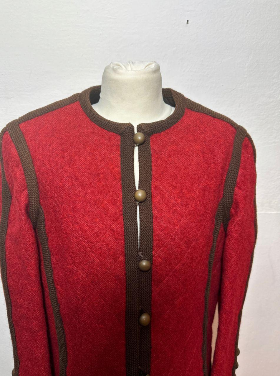 Yves Saint Laurent jacket Russian Ballet collection 1976 Haute Couture In Good Condition For Sale In Carnate, IT
