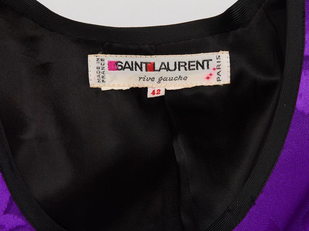 Women's Yves Saint Laurent Jacquard Pattern Shift Dress