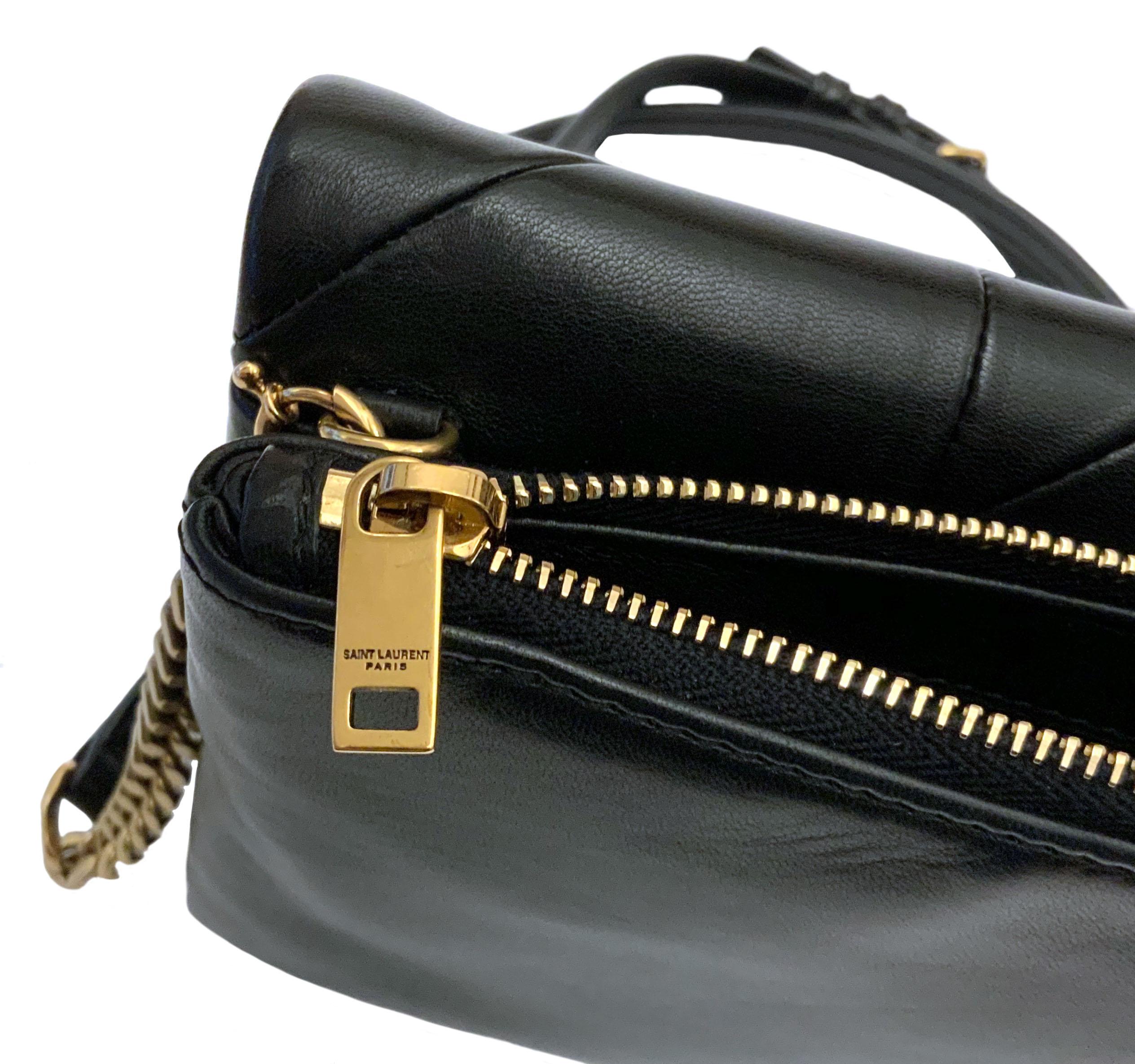Women's or Men's Yves Saint Laurent Jamie WOC Wallet on Chain Black Bag