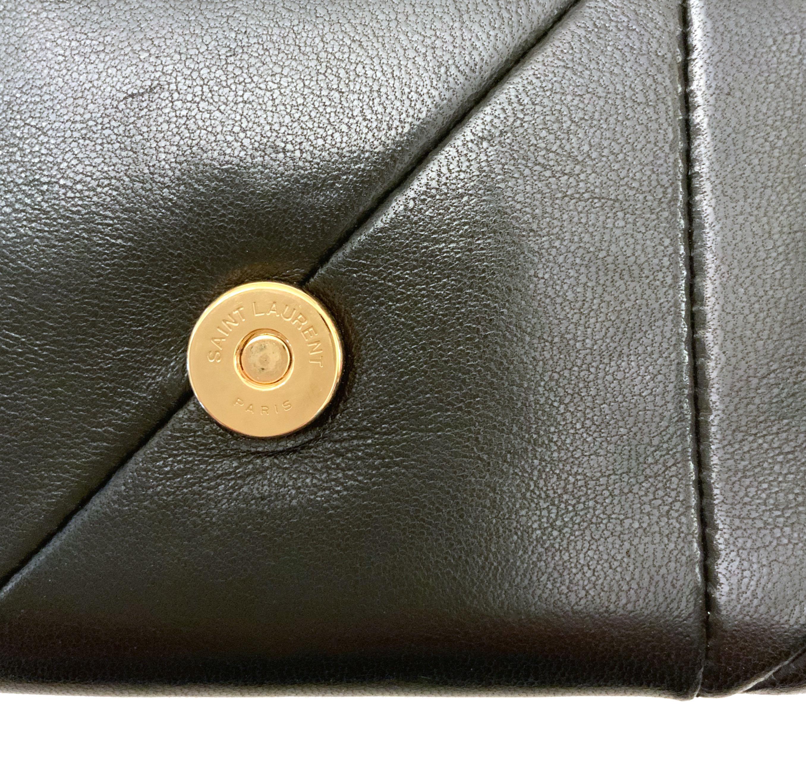 Yves Saint Laurent Jamie WOC Wallet on Chain Black Bag 1
