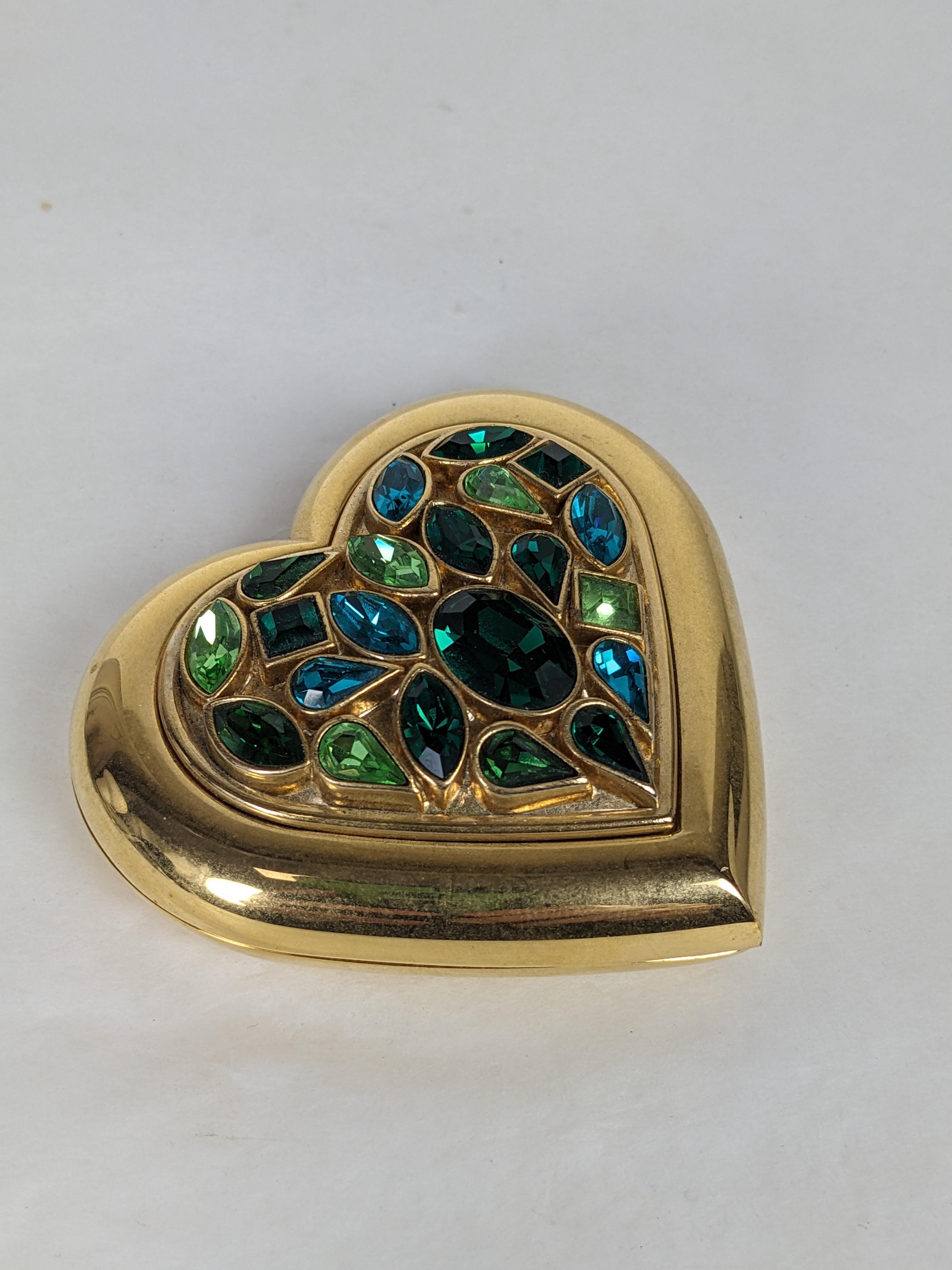 da uomo o donna Compatto con cuore gioiello Yves Saint Laurent in vendita