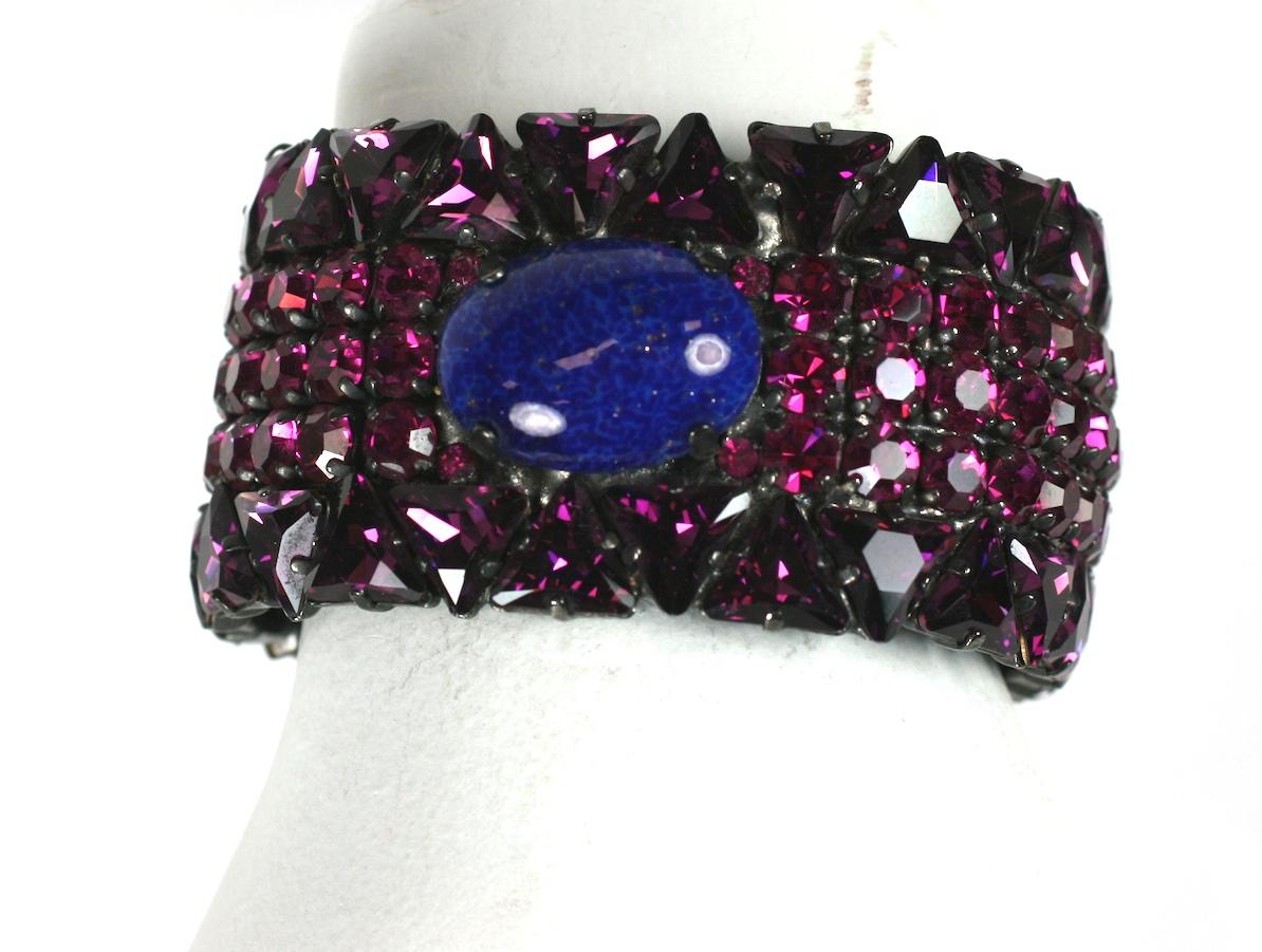 Yves Saint Laurent Jeweled Cuff Bracelet For Sale 2