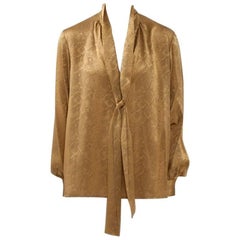 Yves Saint Laurent Lavalliere Tunic Blouse