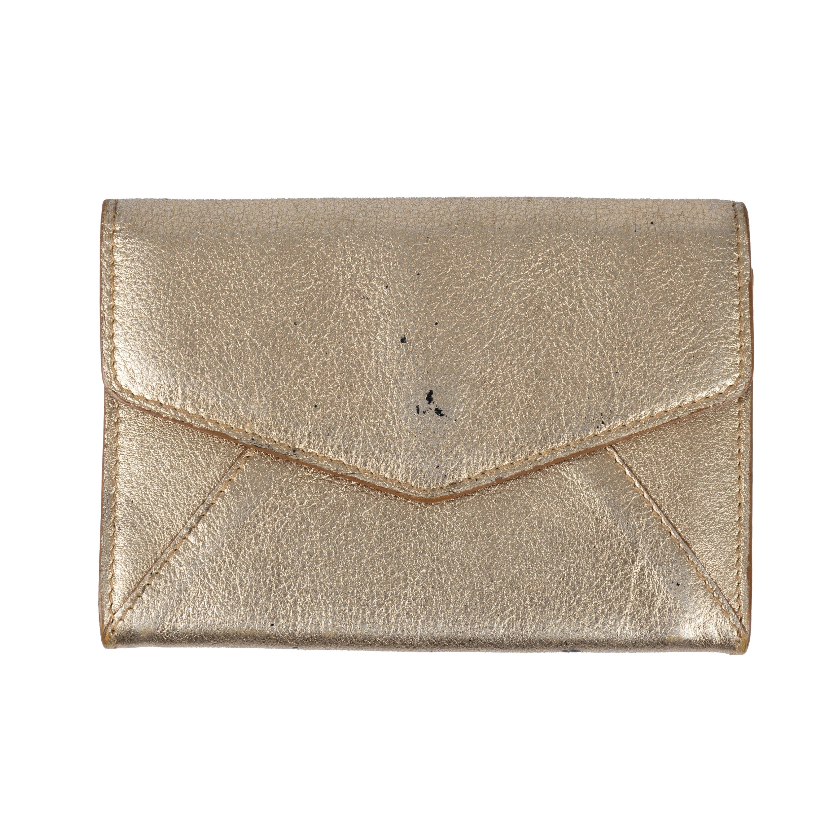 Brown Yves Saint Laurent Leather Card Holder - '00s For Sale