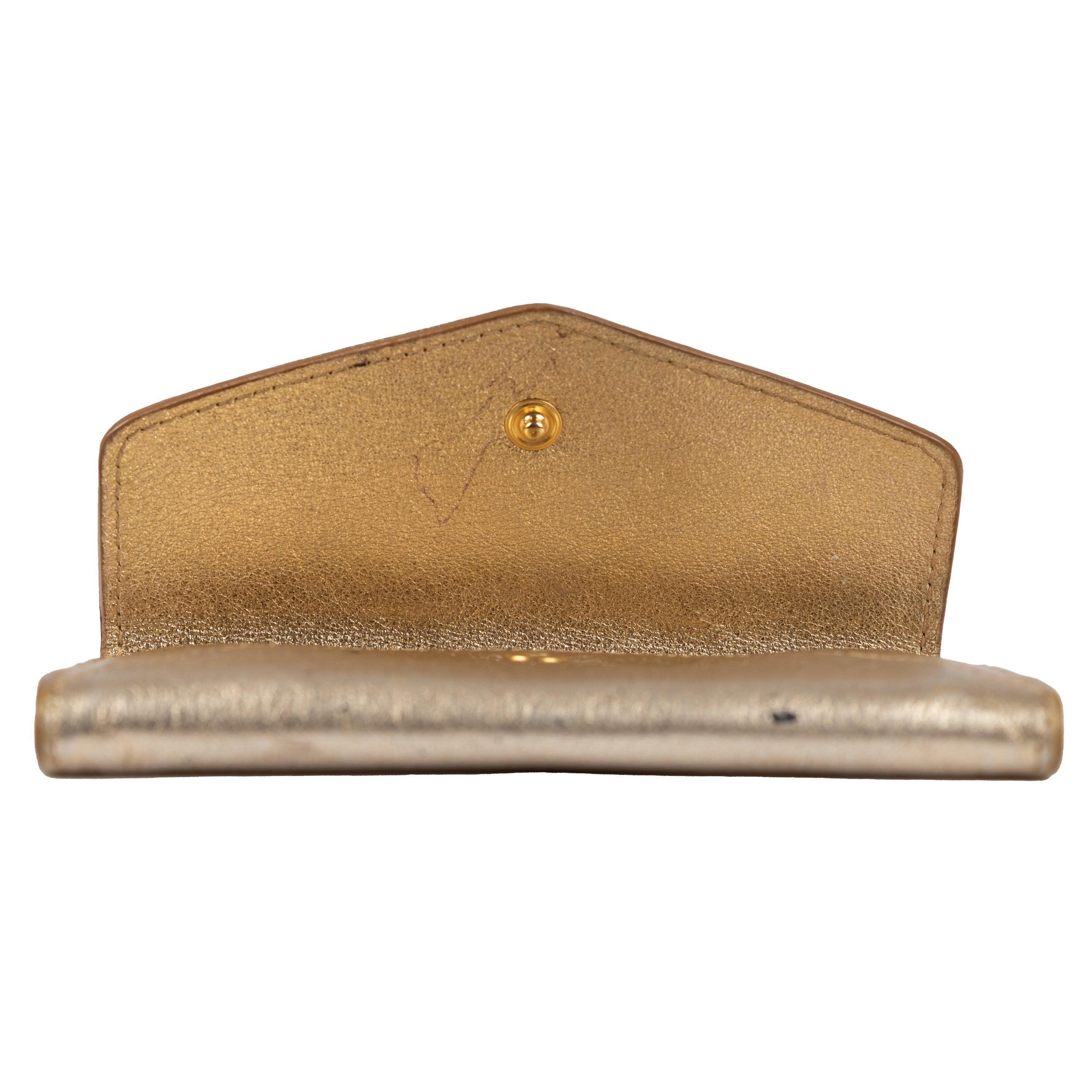 Women's Yves Saint Laurent Leather Card Holder - '00s For Sale