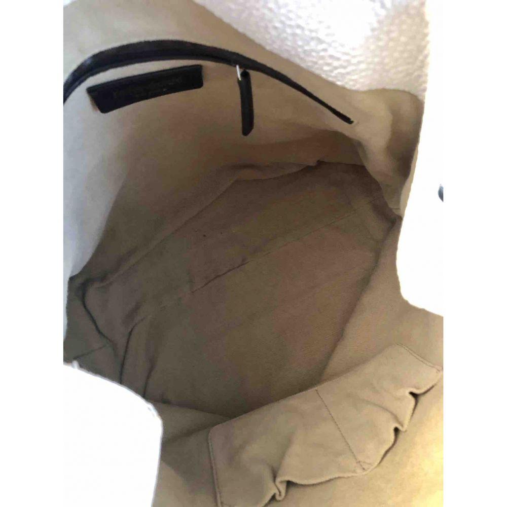 Women's Yves Saint Laurent Leather Handbag in White For Sale