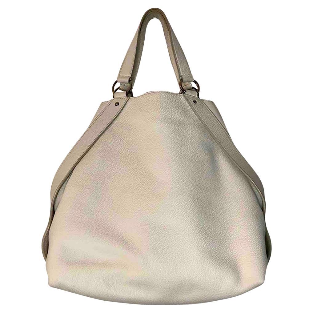 Yves Saint Laurent Leather Handbag in White