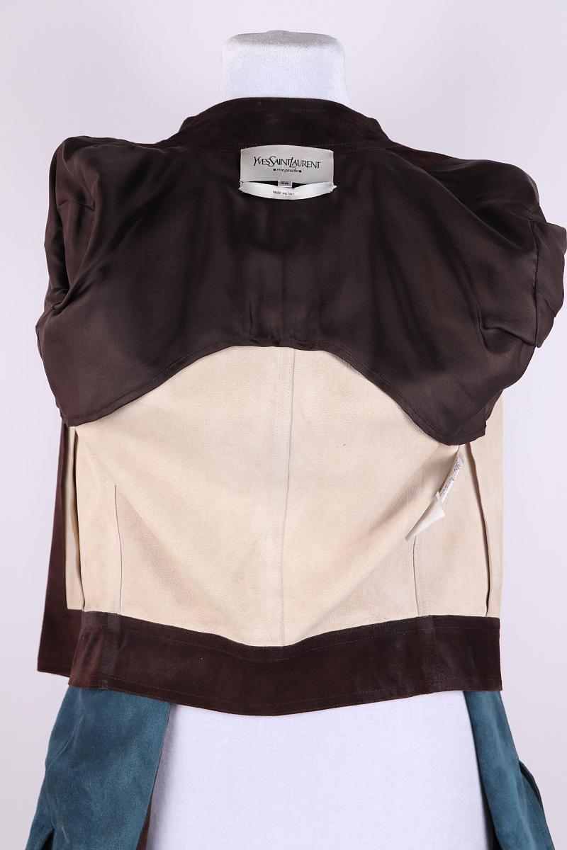 Yves Saint Laurent Veste en cuir en vente 3