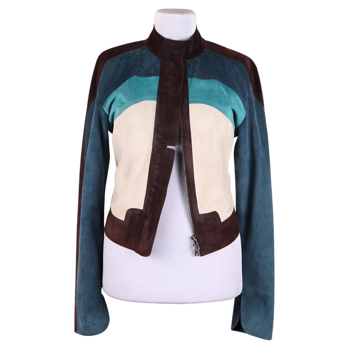 Yves Saint Laurent Veste en cuir en vente