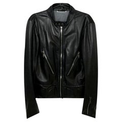 Yves Saint Laurent Leather Jacket Size 56FR