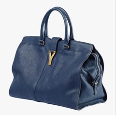 Yves Saint Laurent Leather Large Cabas Chyc Tote - '10s