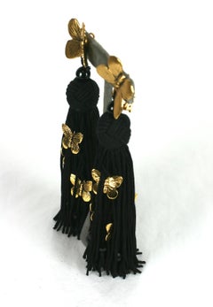 Yves Saint Laurent "Les Chinoises" Haute Couture Long Earclips