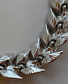 Yves Saint Laurent "Limited Edition" Magnificent "Multi Leaves" Crystal Necklace