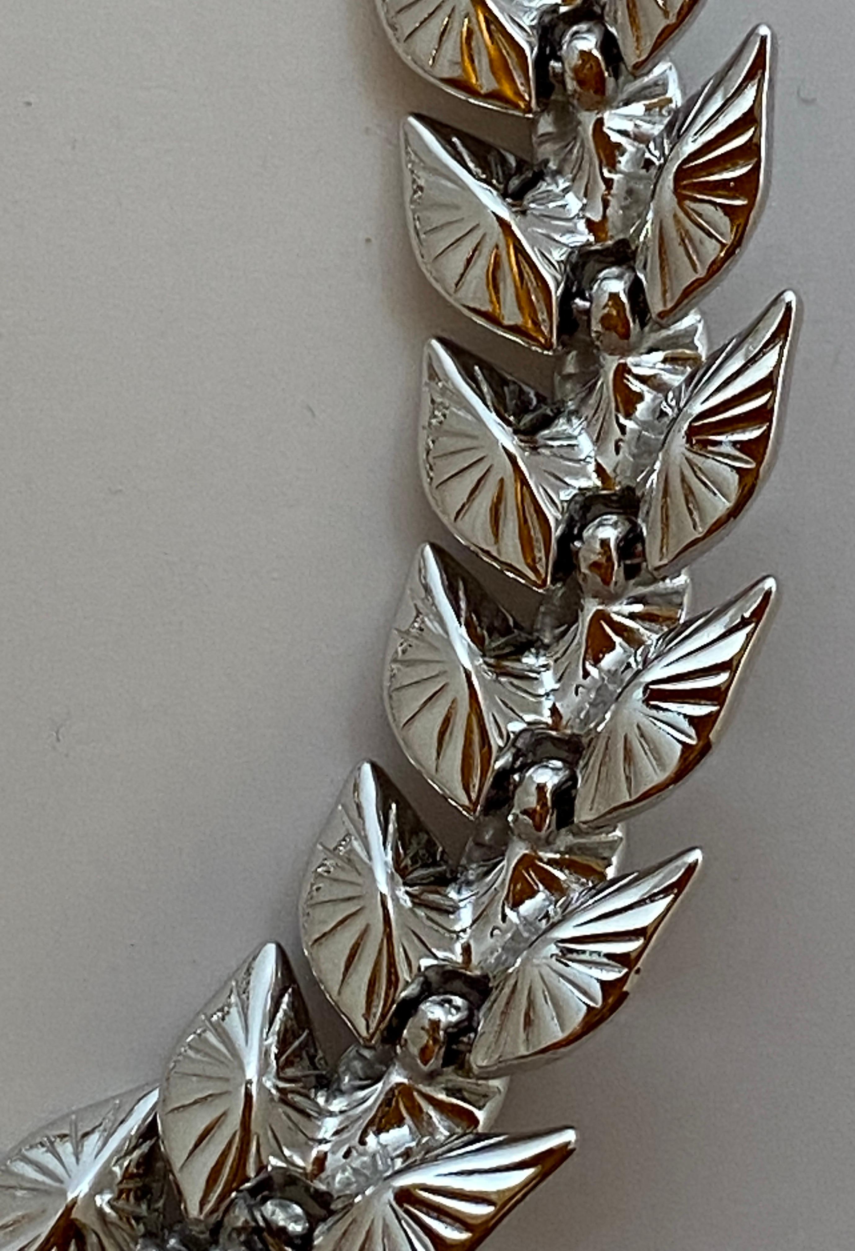 Magnifique collier en cristal « Multi Leaves » de Yves Saint Laurent, édition limitée en vente 1