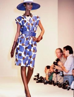 Yves Saint Laurent Runway Linen Day Dress, Spring-Summer 1984