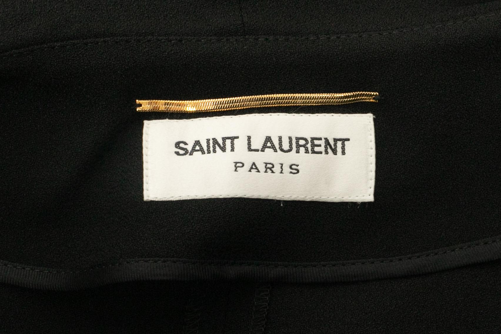 Yves Saint Laurent long hooded dress For Sale 5