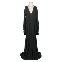 Yves Saint Laurent long hooded dress
