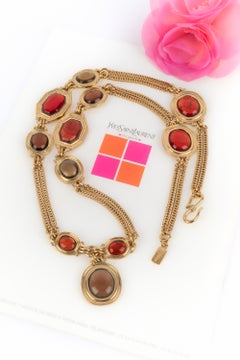 Yves saint Laurent long necklace