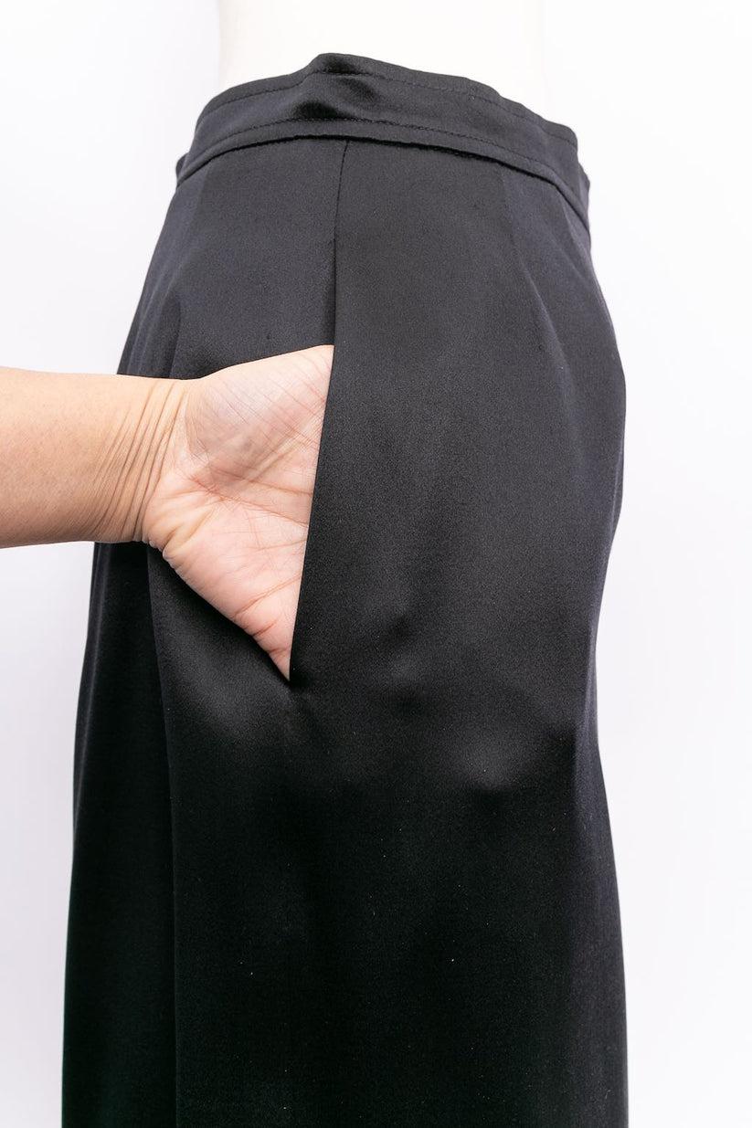 Women's Yves Saint Laurent Long Silk Skirt For Sale