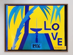 Yves Saint Laurent - Liebe 1986 Original Vintage Poster