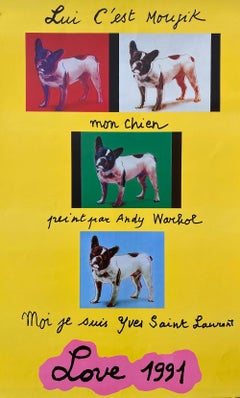 Yves Saint Laurent 'LOVE 1991' Original Vintage Poster