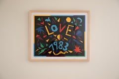 Yves Saint Laurent Love Poster, 1983