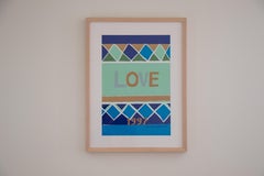 Yves Saint Laurent Love Poster, 1997