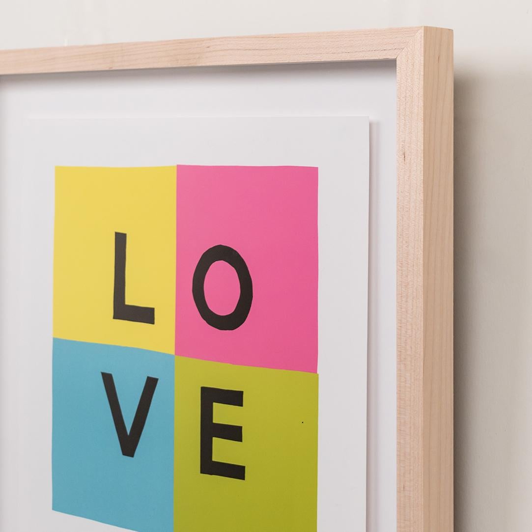 yves saint laurent love posters