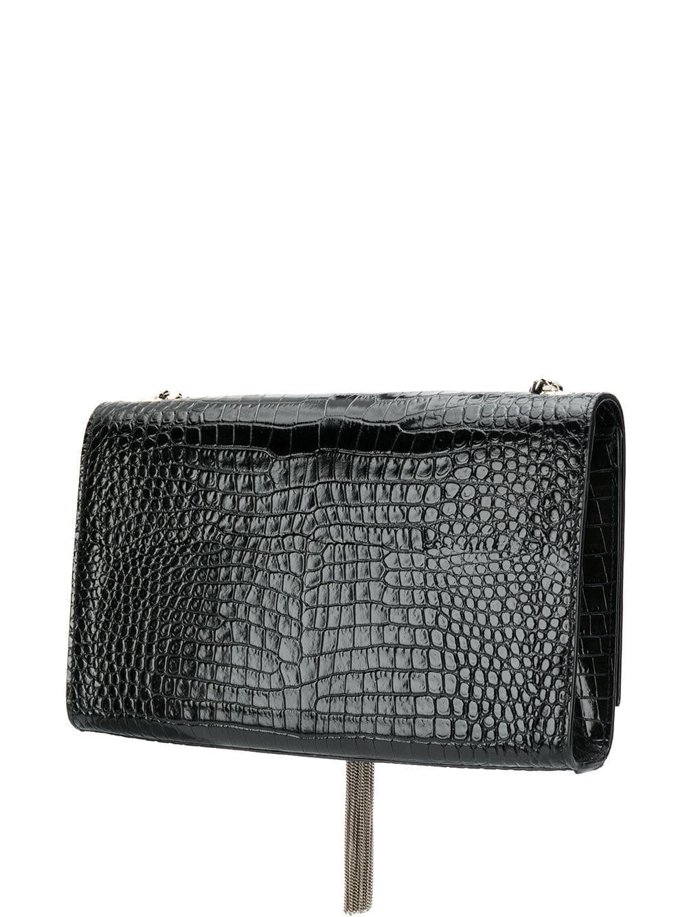 Black Yves Saint Laurent Medium Leather Kate Bag