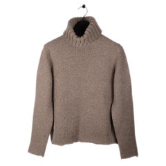 Yves Saint Laurent Men Rive Gauche Turtle Neck Merino Wool Sweater Size M S018