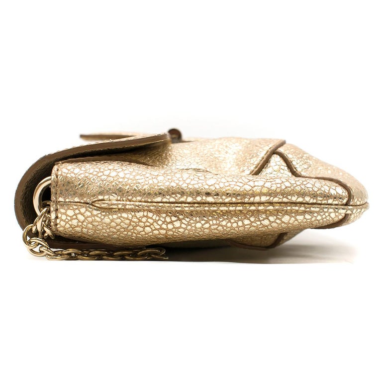 Yves Saint Laurent Metallic Gold Handbag at 1stdibs