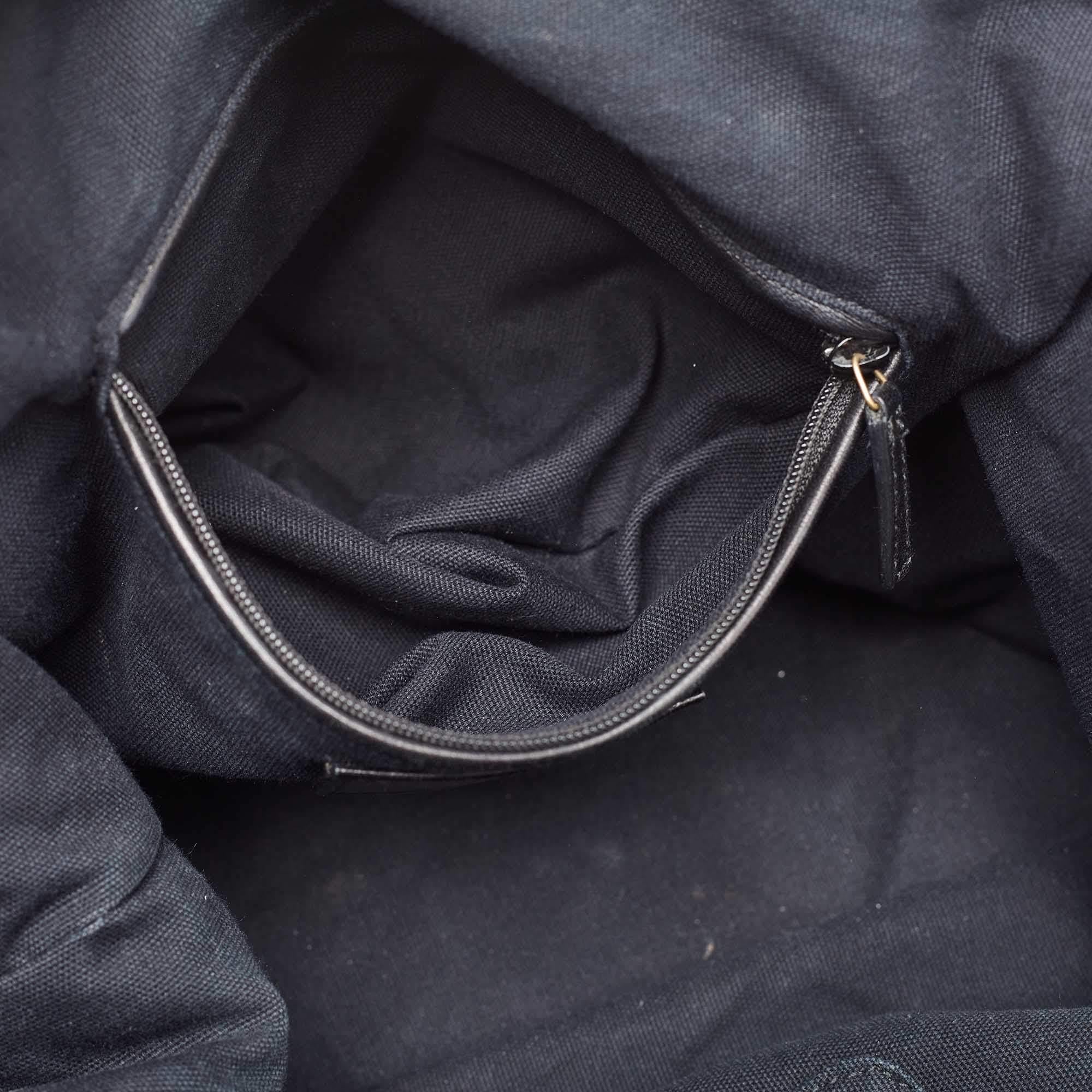 Yves Saint Laurent Metallic Green Leather Medium Easy Y Bag For Sale 11