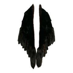 Vintage Yves Saint Laurent Mink Fur Cape