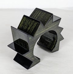 Yves Saint Laurent Modernist Cuff Bracelet, Olive/Black