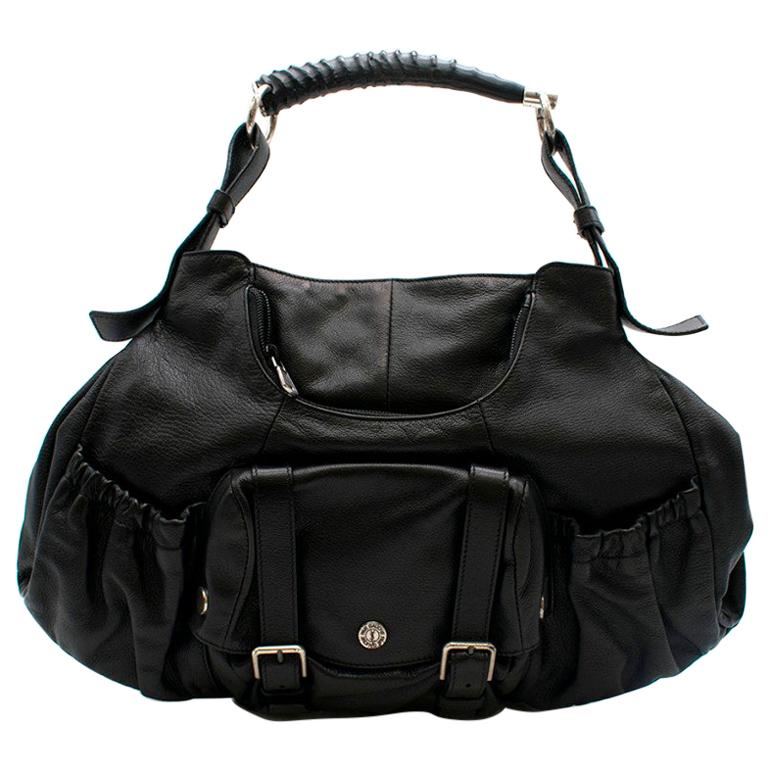 Yves Saint Laurent Mombasa Black Vintage Tote Bag 42cm For Sale