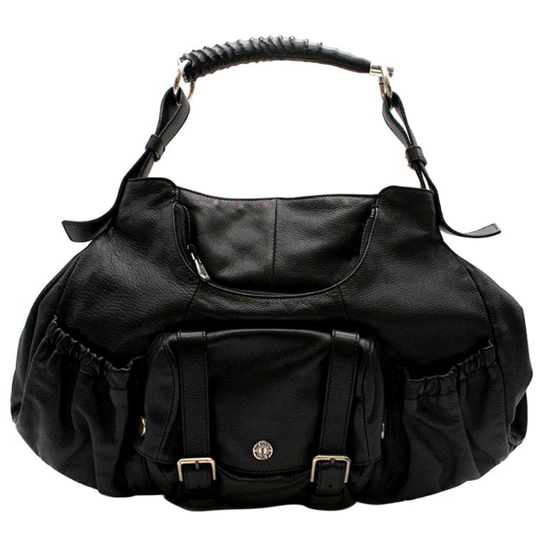 Yves Saint Laurent Mombasa Black Vintage Tote Bag 42cm