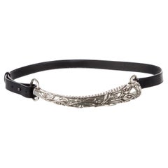 Yves Saint Laurent Mombasa leather belt