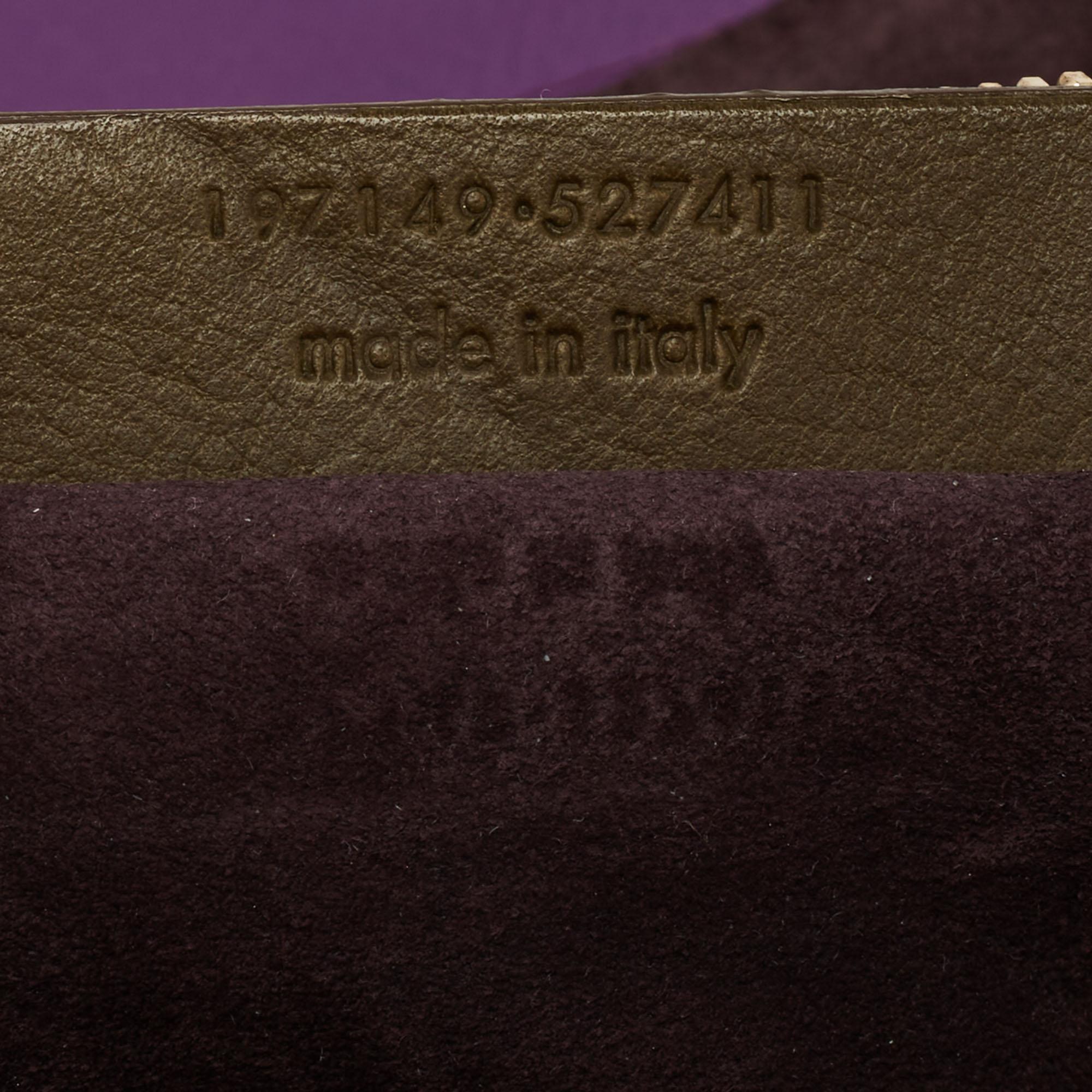 Yves Saint Laurent Multicolor Leather and Suede Muse Two Top Handle Bag 1