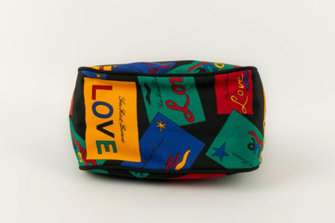 Yves Saint Laurent Multicolored Canvas Bag In Excellent Condition In SAINT-OUEN-SUR-SEINE, FR