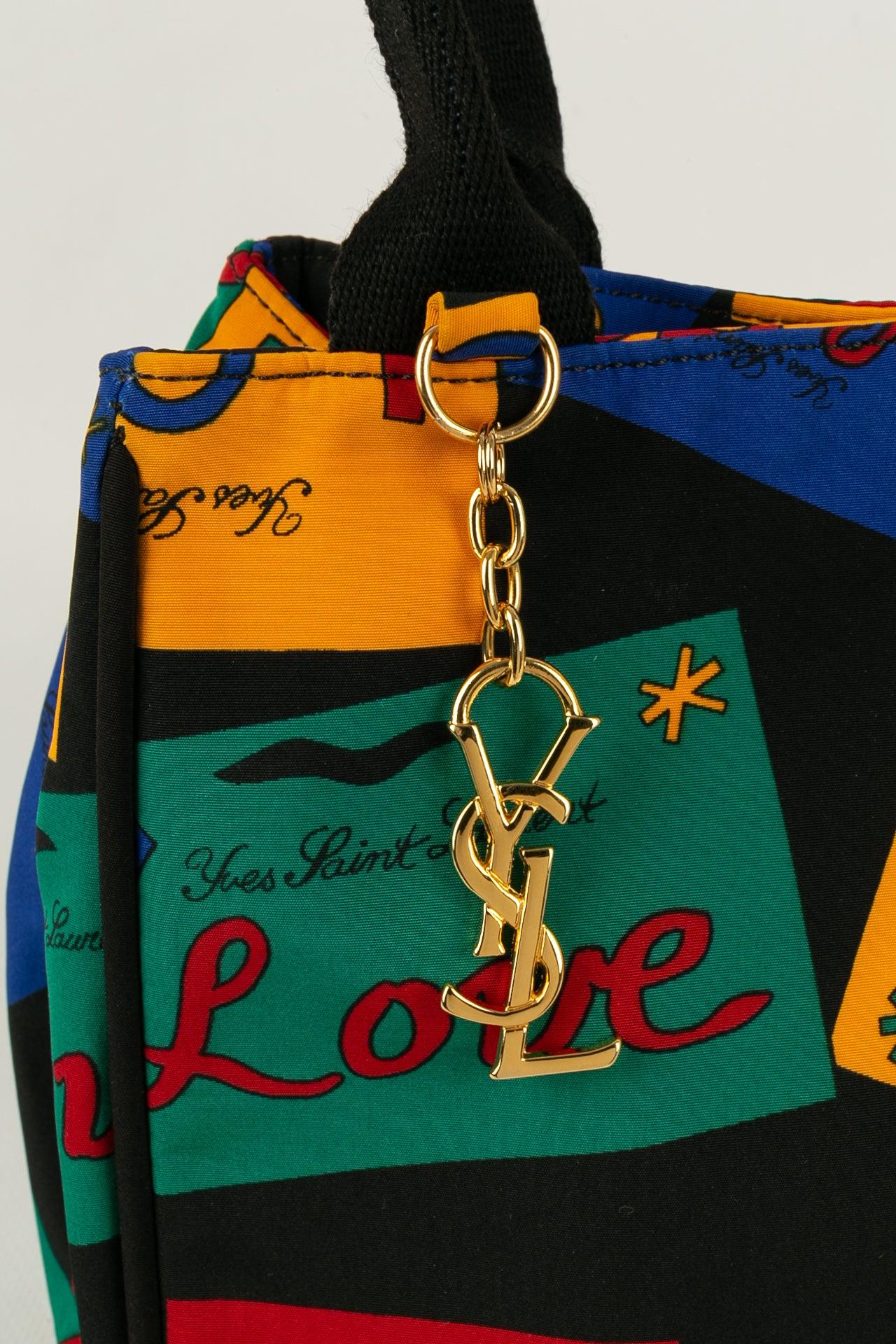 Women's Yves Saint Laurent Multicolored Canvas Bag